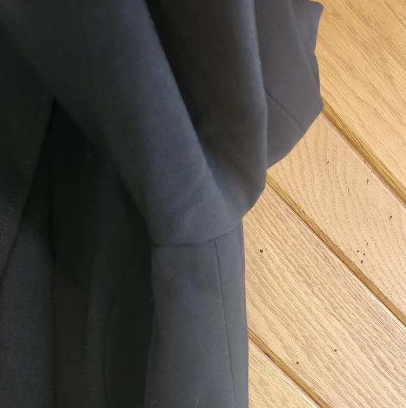 Nine & Company Basics Black Stretch 8 Petite Women's Button Front Blazer - Picture 7 of 13